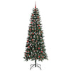 Kunstig juletre grønn 86 x 86 x 210 cm PVC og plast og stål