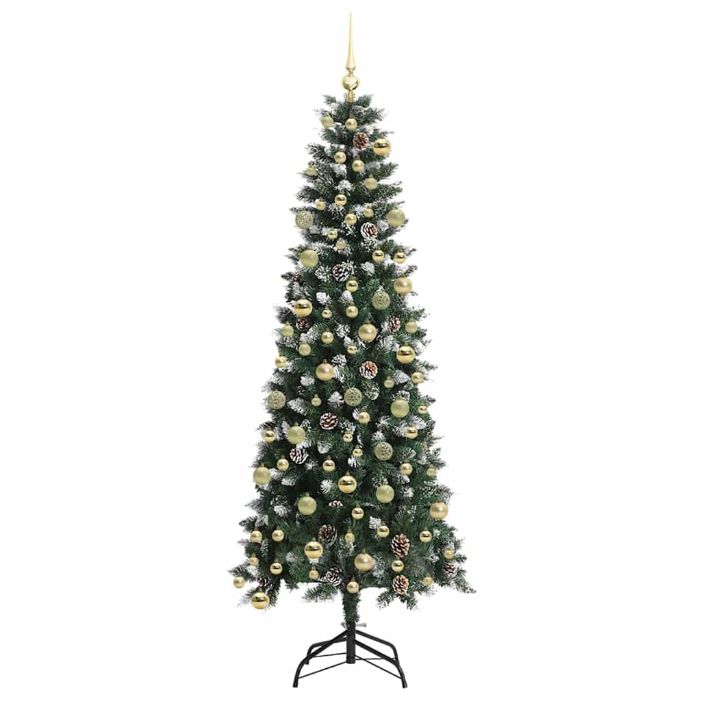 Kunstig juletre grønn 86 x 86 x 210 cm PVC og plast og stål