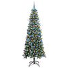 Kunstig juletre grønn 86 x 86 x 210 cm PVC og plast og stål