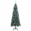 Kunstig juletre grønn 86 x 86 x 210 cm PVC og plast og stål