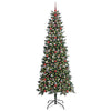 Kunstig juletre grønn 96 x 96 x 240 cm PVC og plast og stål