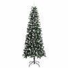 Kunstig juletre grønn 96 x 96 x 240 cm PVC og plast og stål