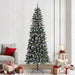 Kunstig juletre med 300 LED grønn 240 cm PVC og plast og stål