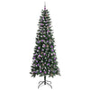 Kunstig juletre grønn 96 x 96 x 240 cm PVC og plast og stål
