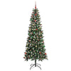 Kunstig juletre grønn 96 x 96 x 240 cm PVC og plast og stål