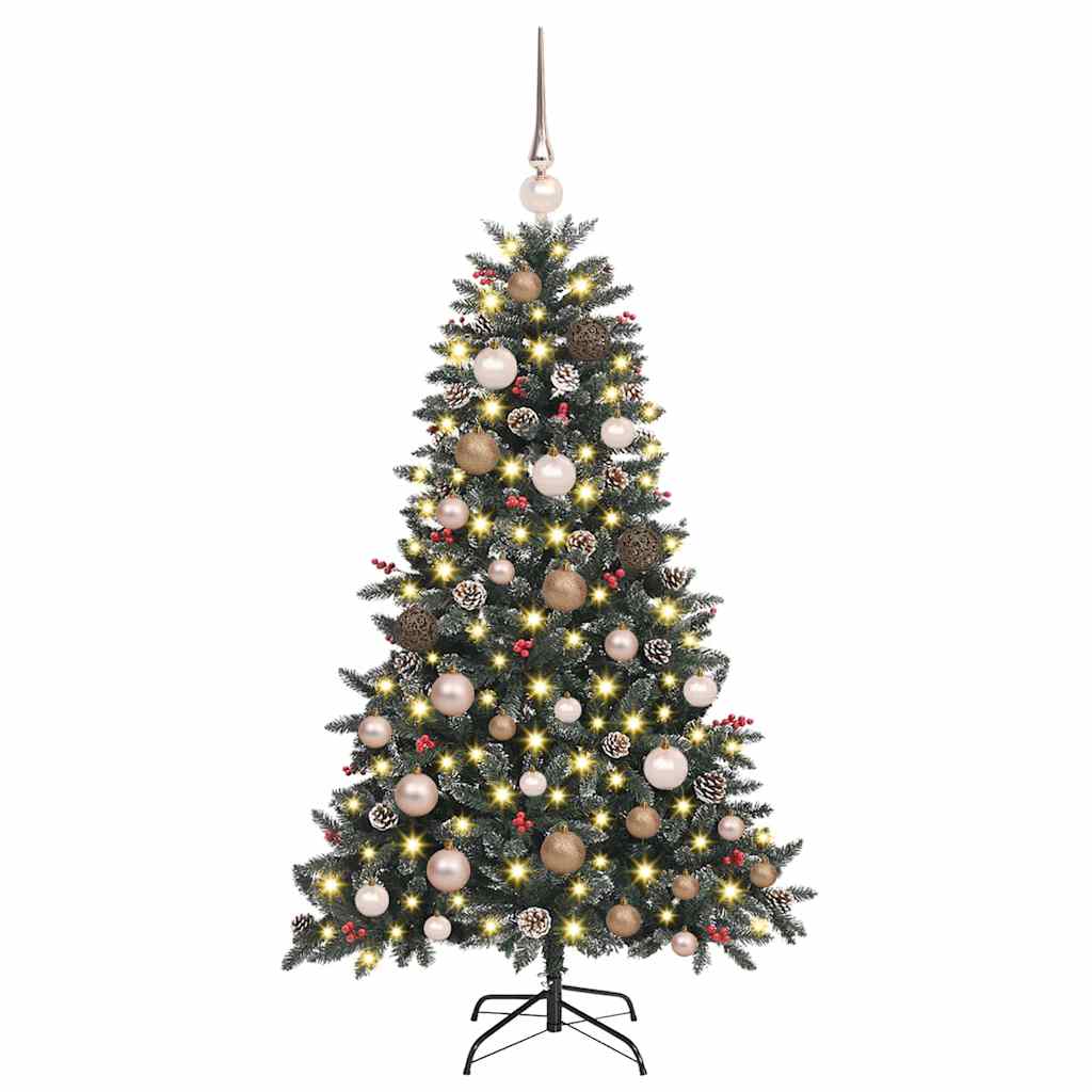 Kunstig juletre grønn 68 x 68 x 120 cm PVC og plast og stål