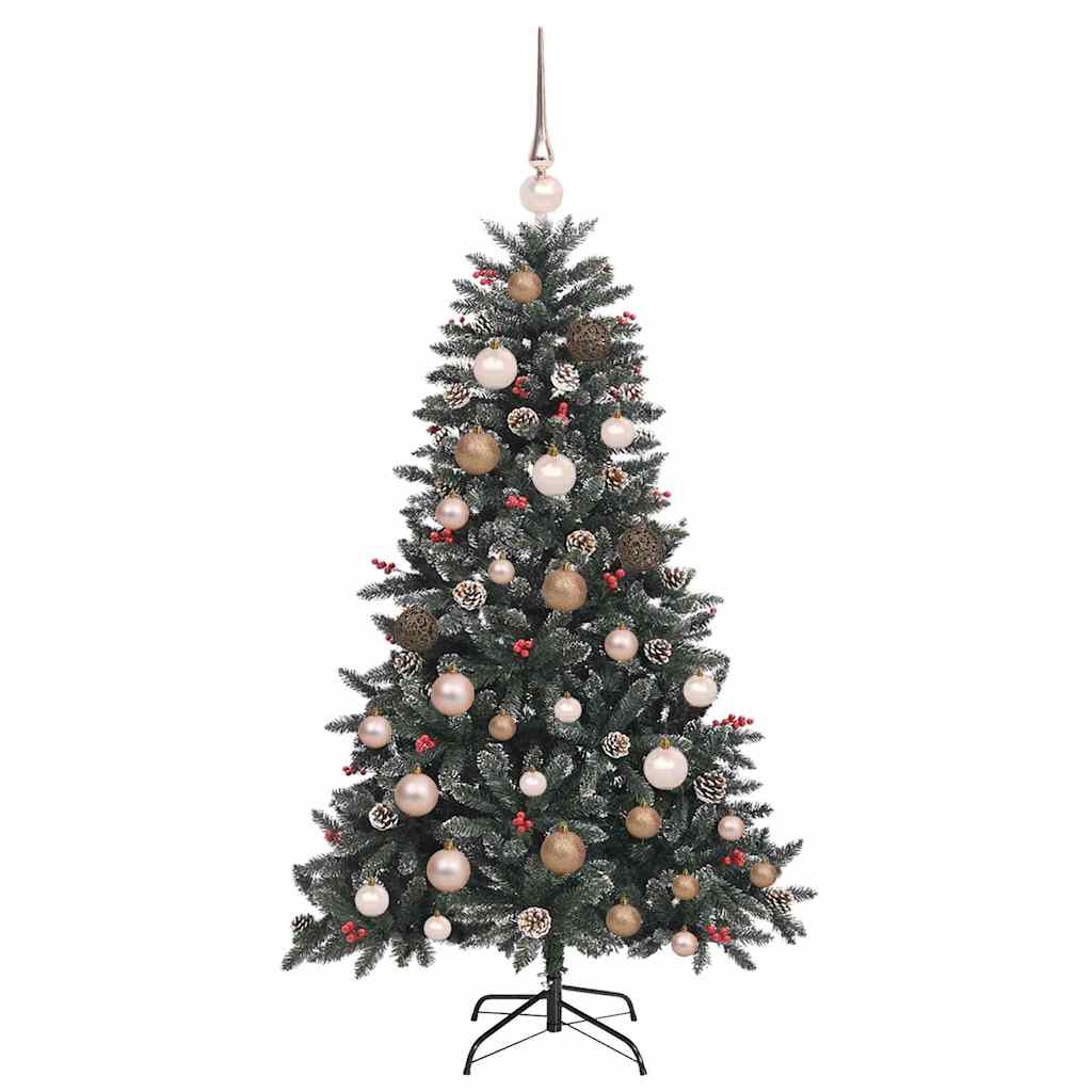 Kunstig juletre grønn 68 x 68 x 120 cm PVC og plast og stål
