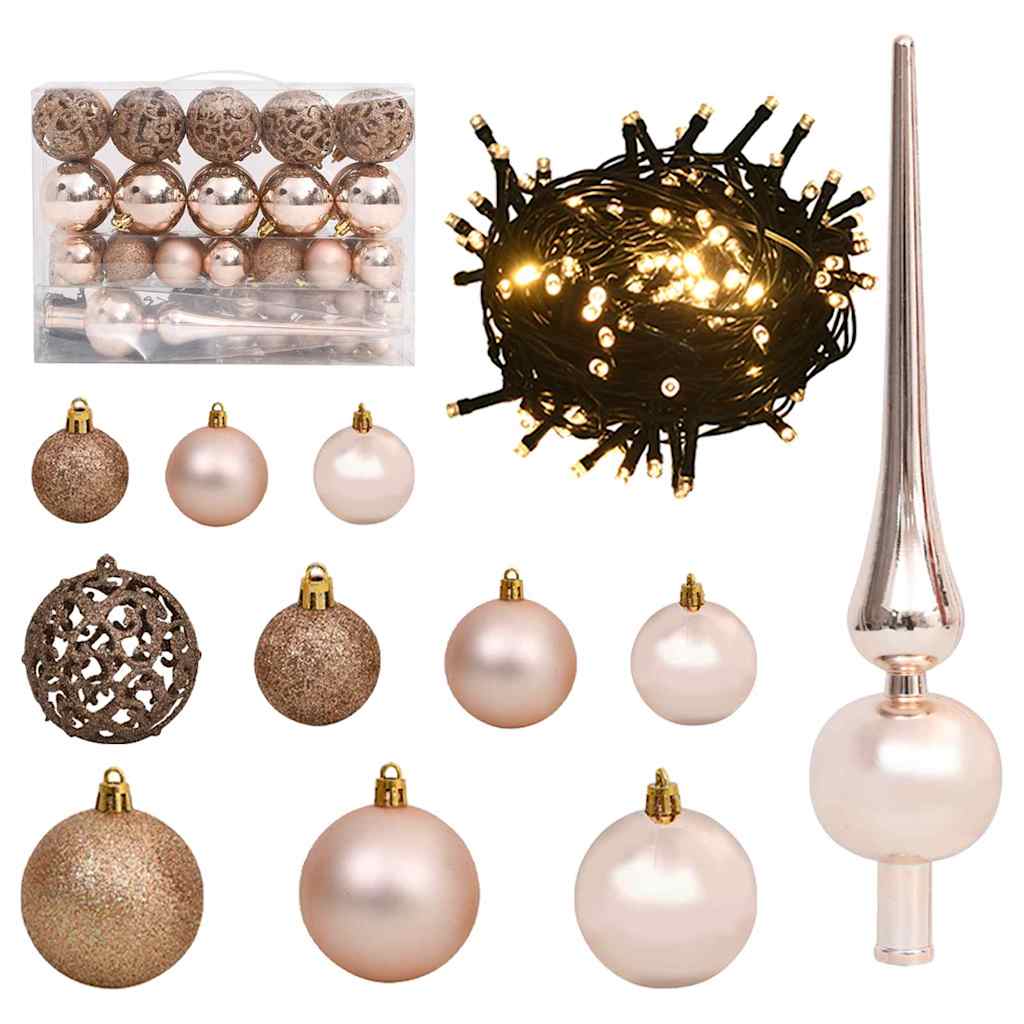 Kunstig juletre grønn 68 x 68 x 120 cm PVC og plast og stål