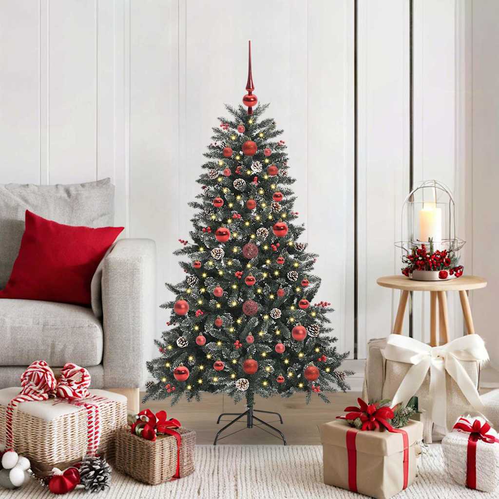Kunstig juletre grønn 68 x 68 x 120 cm PVC og plast og stål