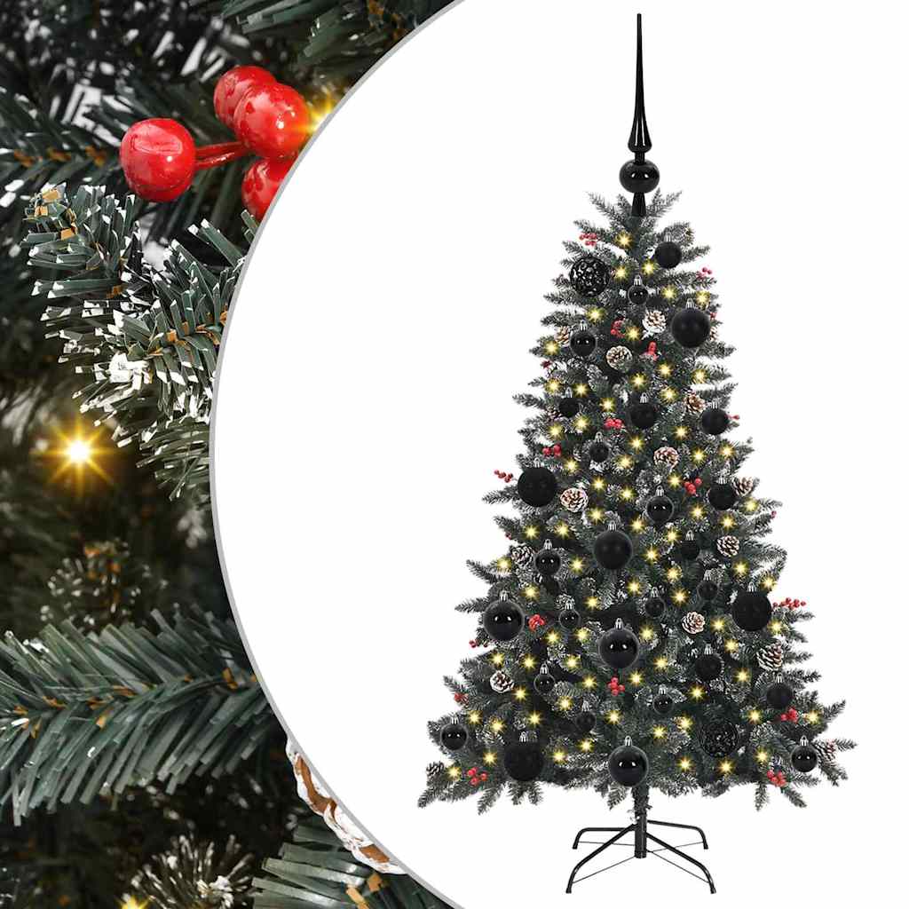 Kunstig juletre grønn 68 x 68 x 120 cm PVC og plast og stål