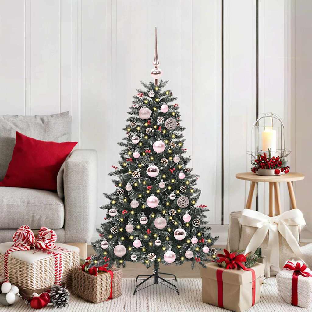 Kunstig juletre grønn 68 x 68 x 120 cm PVC og plast og stål