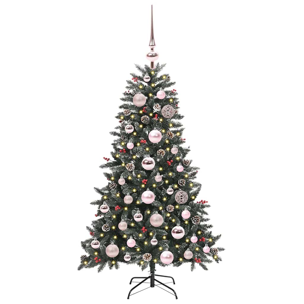 Kunstig juletre grønn 68 x 68 x 120 cm PVC og plast og stål