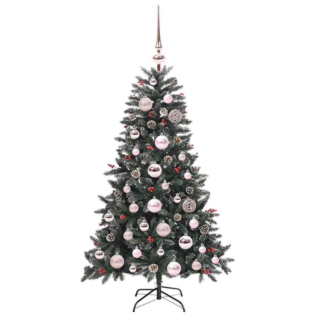 Kunstig juletre grønn 68 x 68 x 120 cm PVC og plast og stål