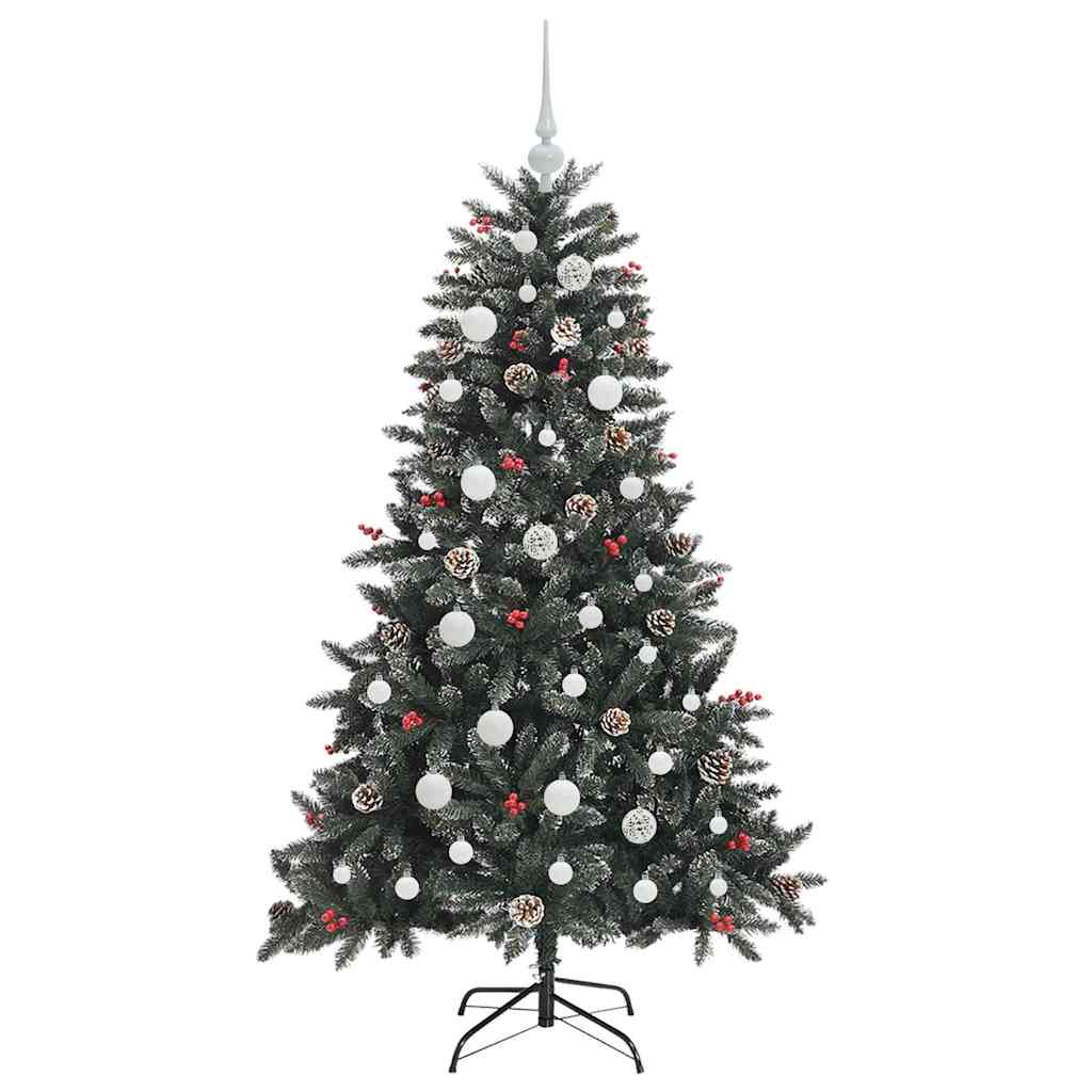 Kunstig juletre grønn 68 x 68 x 120 cm PVC og plast og stål