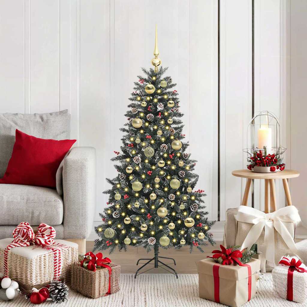 Kunstig juletre grønn 68 x 68 x 120 cm PVC og plast og stål