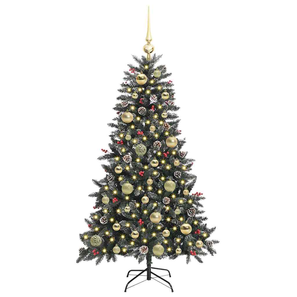 Kunstig juletre grønn 68 x 68 x 120 cm PVC og plast og stål
