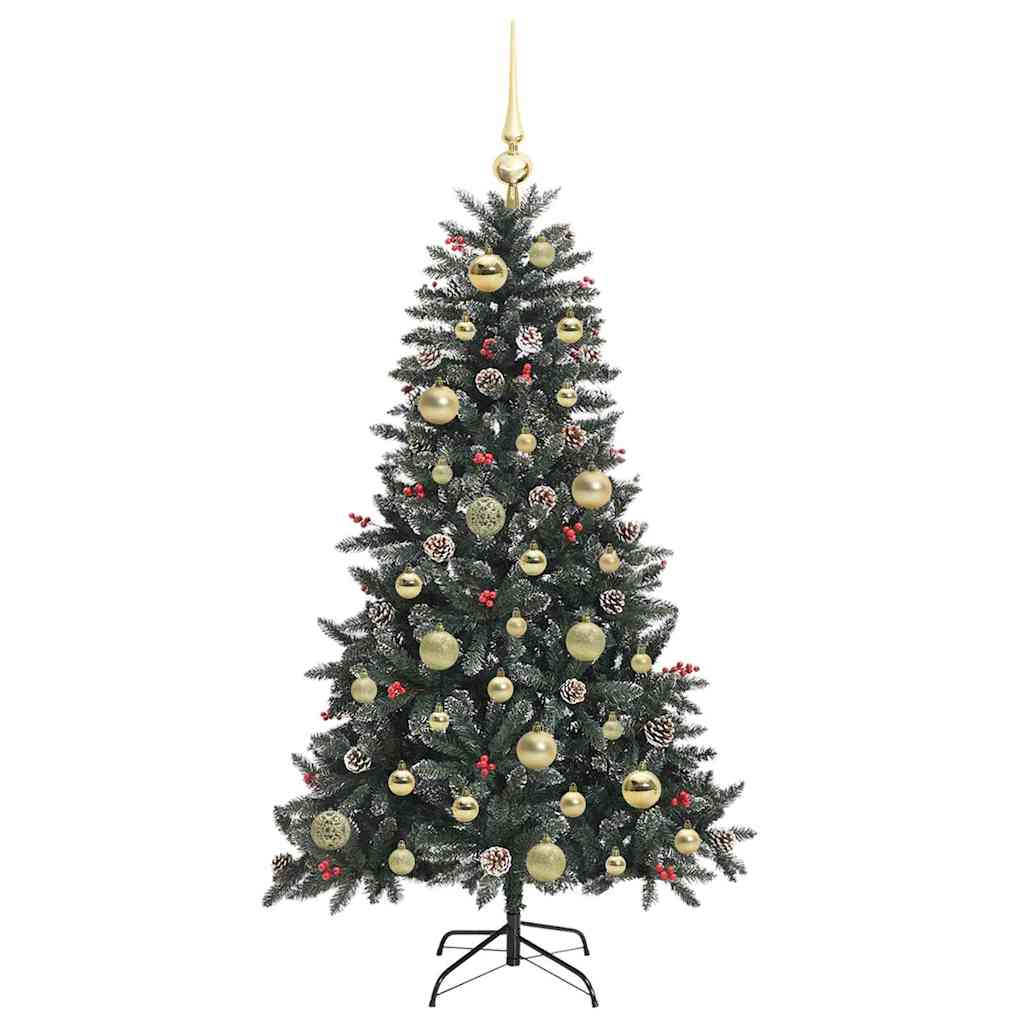 Kunstig juletre grønn 68 x 68 x 120 cm PVC og plast og stål