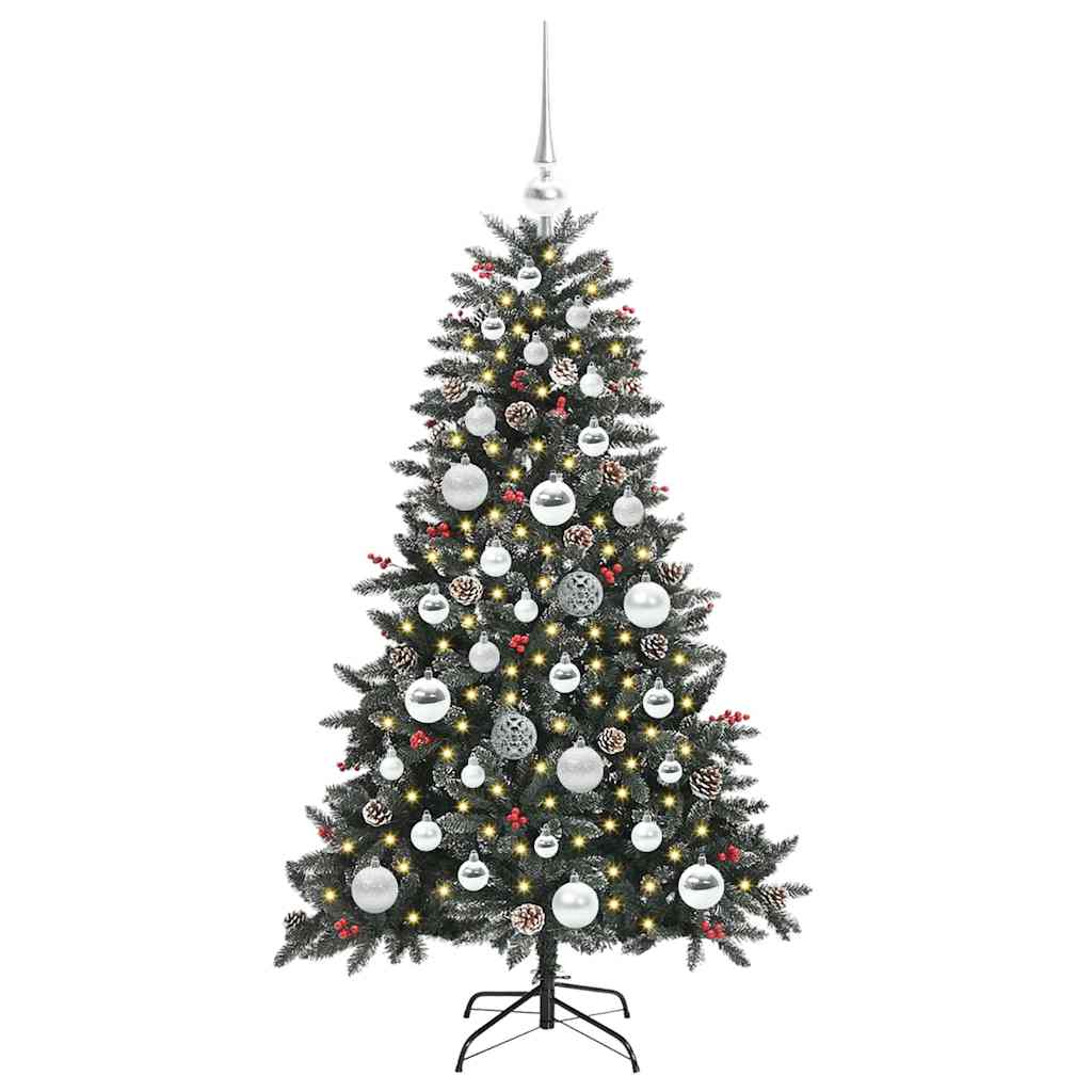 Kunstig juletre grønn 68 x 68 x 120 cm PVC og plast og stål
