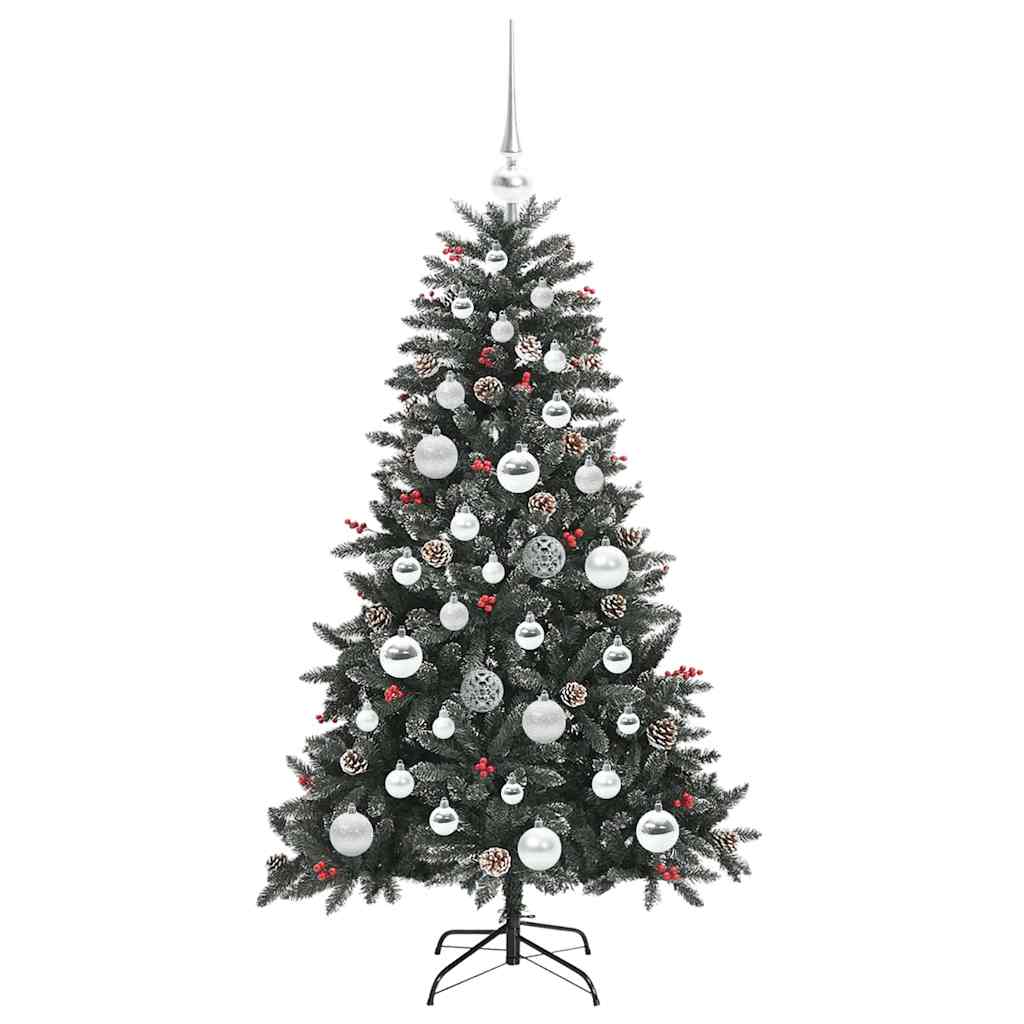 Kunstig juletre grønn 68 x 68 x 120 cm PVC og plast og stål