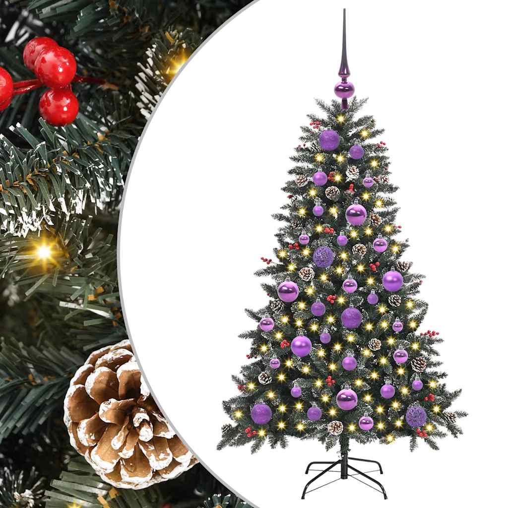 Kunstig juletre grønn 68 x 68 x 120 cm PVC og plast og stål