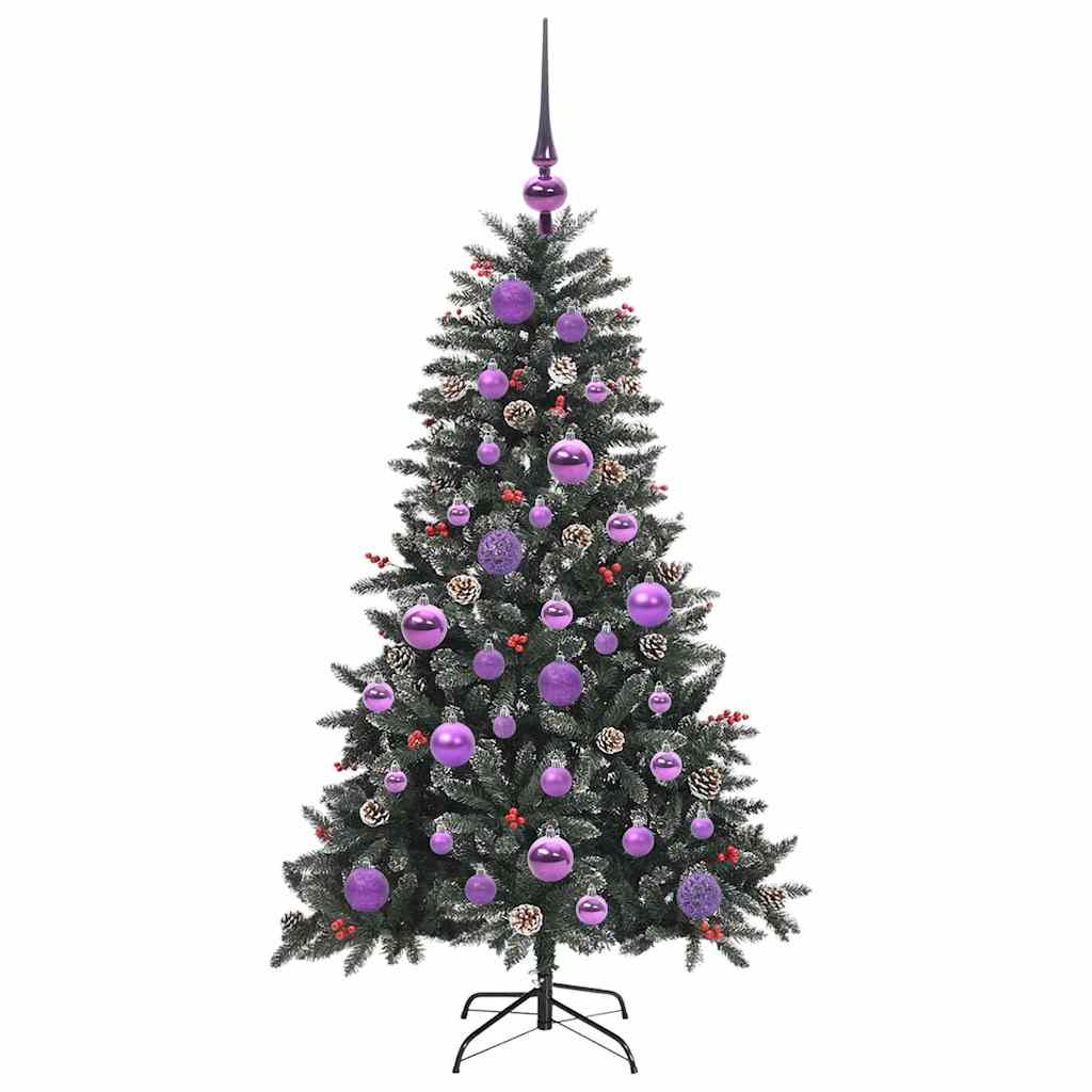 Kunstig juletre grønn 68 x 68 x 120 cm PVC og plast og stål