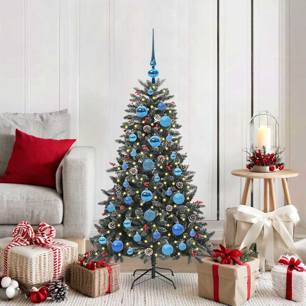 Kunstig juletre grønn 68 x 68 x 120 cm PVC og plast og stål