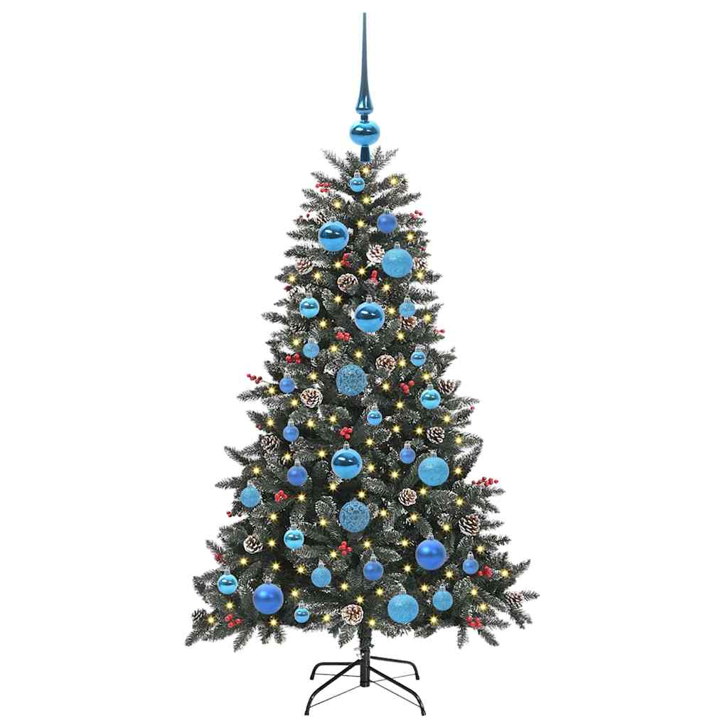 Kunstig juletre grønn 68 x 68 x 120 cm PVC og plast og stål