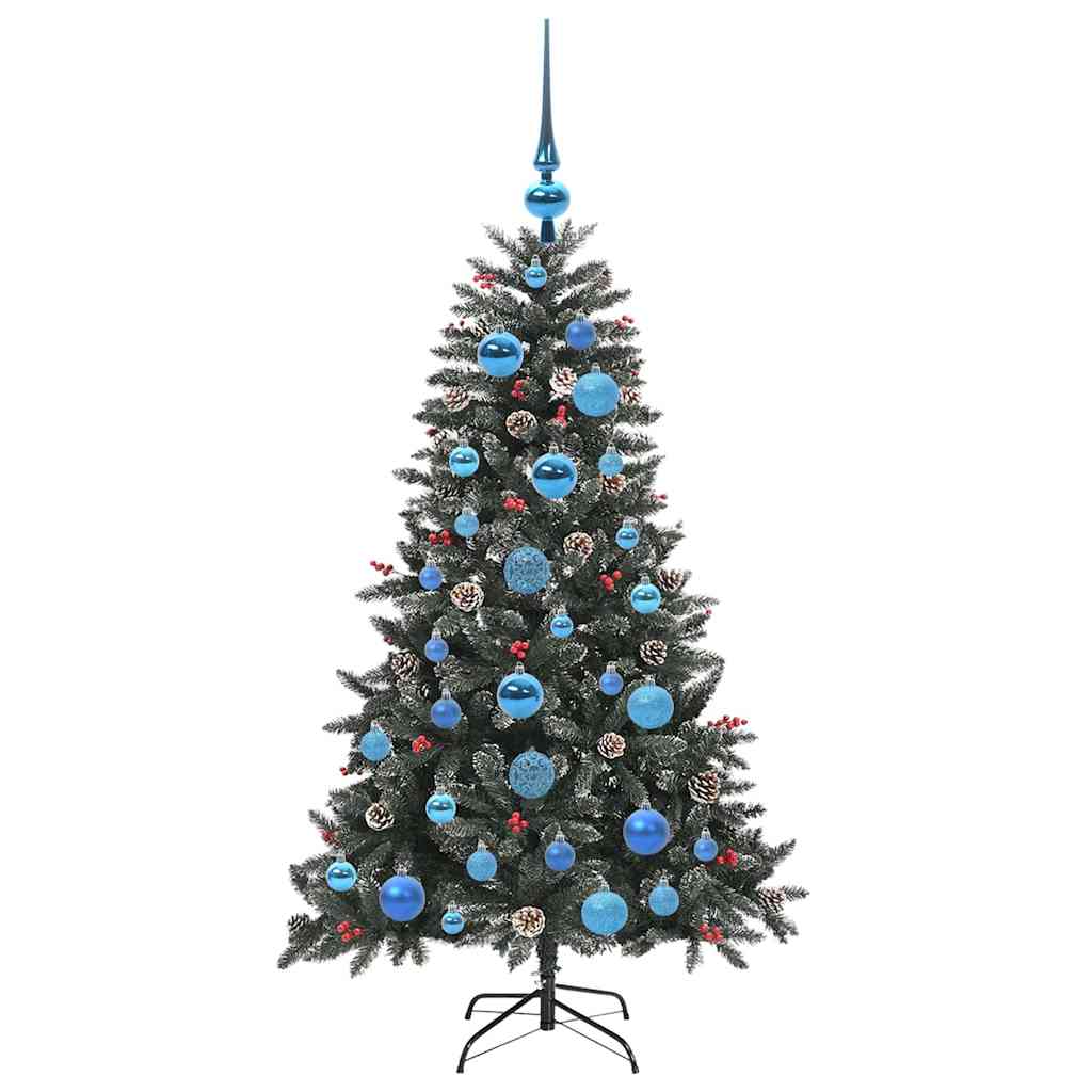 Kunstig juletre grønn 68 x 68 x 120 cm PVC og plast og stål