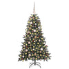 Kunstig juletre grønn 83,5 x 83,5 x 150 cm PVC og plast og stål