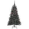 Kunstig juletre grønn 83,5 x 83,5 x 150 cm PVC og plast og stål