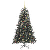 Kunstig juletre grønn 83,5 x 83,5 x 150 cm PVC og plast og stål