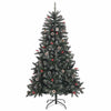 Kunstig juletre grønn 83,5 x 83,5 x 150 cm PVC og plast og stål