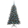 Kunstig juletre grønn 83,5 x 83,5 x 150 cm PVC og plast og stål