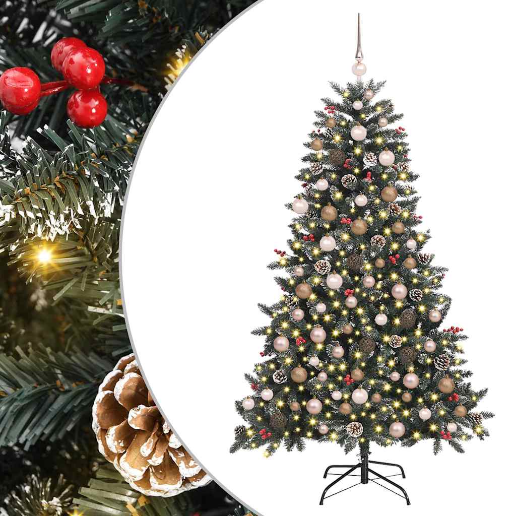 Kunstig juletre grønn 99 x 99 x 180 cm PVC og plast og stål