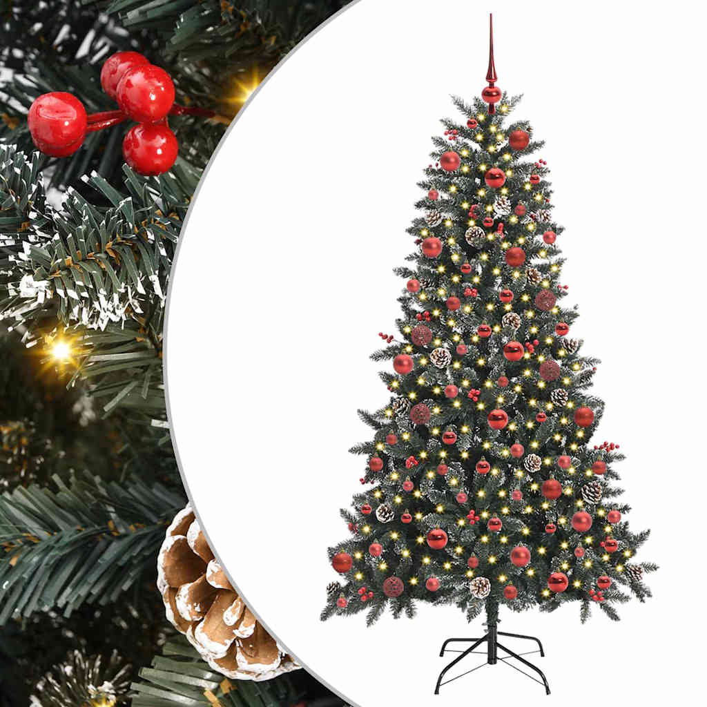 Kunstig juletre grønn 99 x 99 x 180 cm PVC og plast og stål