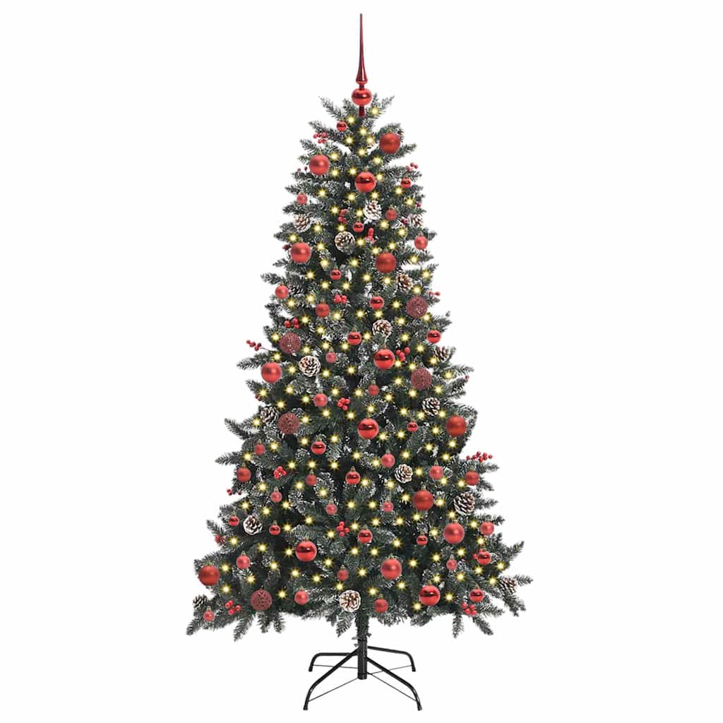 Kunstig juletre grønn 99 x 99 x 180 cm PVC og plast og stål