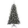 Kunstig juletre grønn 99 x 99 x 180 cm PVC og plast og stål