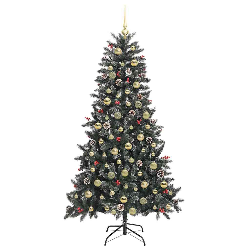 Kunstig juletre grønn 99 x 99 x 180 cm PVC og plast og stål