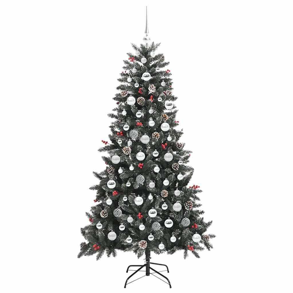 Kunstig juletre grønn 99 x 99 x 180 cm PVC og plast og stål