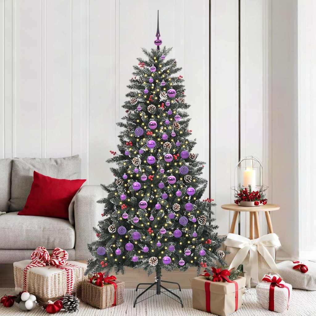 Kunstig juletre grønn 99 x 99 x 180 cm PVC og plast og stål