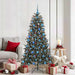 Kunstig juletre med 300 LED grønn 180 cm PVC og plast og stål