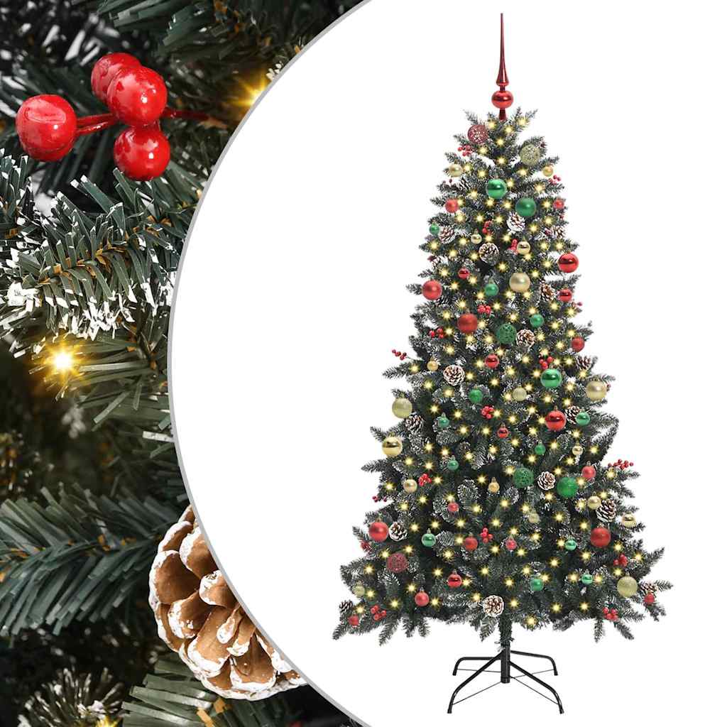 Kunstig juletre grønn 99 x 99 x 180 cm PVC og plast og stål