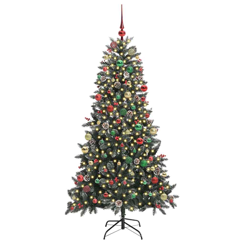 Kunstig juletre grønn 99 x 99 x 180 cm PVC og plast og stål