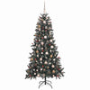 Kunstig juletre grønn 114 x 114 x 210 cm PVC og plast og stål