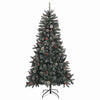 Kunstig juletre grønn 114 x 114 x 210 cm PVC og plast og stål