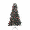 Kunstig juletre grønn 114 x 114 x 210 cm PVC og plast og stål