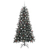 Kunstig juletre grønn 114 x 114 x 210 cm PVC og plast og stål