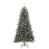 Kunstig juletre grønn 114 x 114 x 210 cm PVC og plast og stål