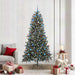 Kunstig juletre med 300 LED grønn 210 cm PVC og plast og stål