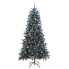 Kunstig juletre grønn 114 x 114 x 210 cm PVC og plast og stål